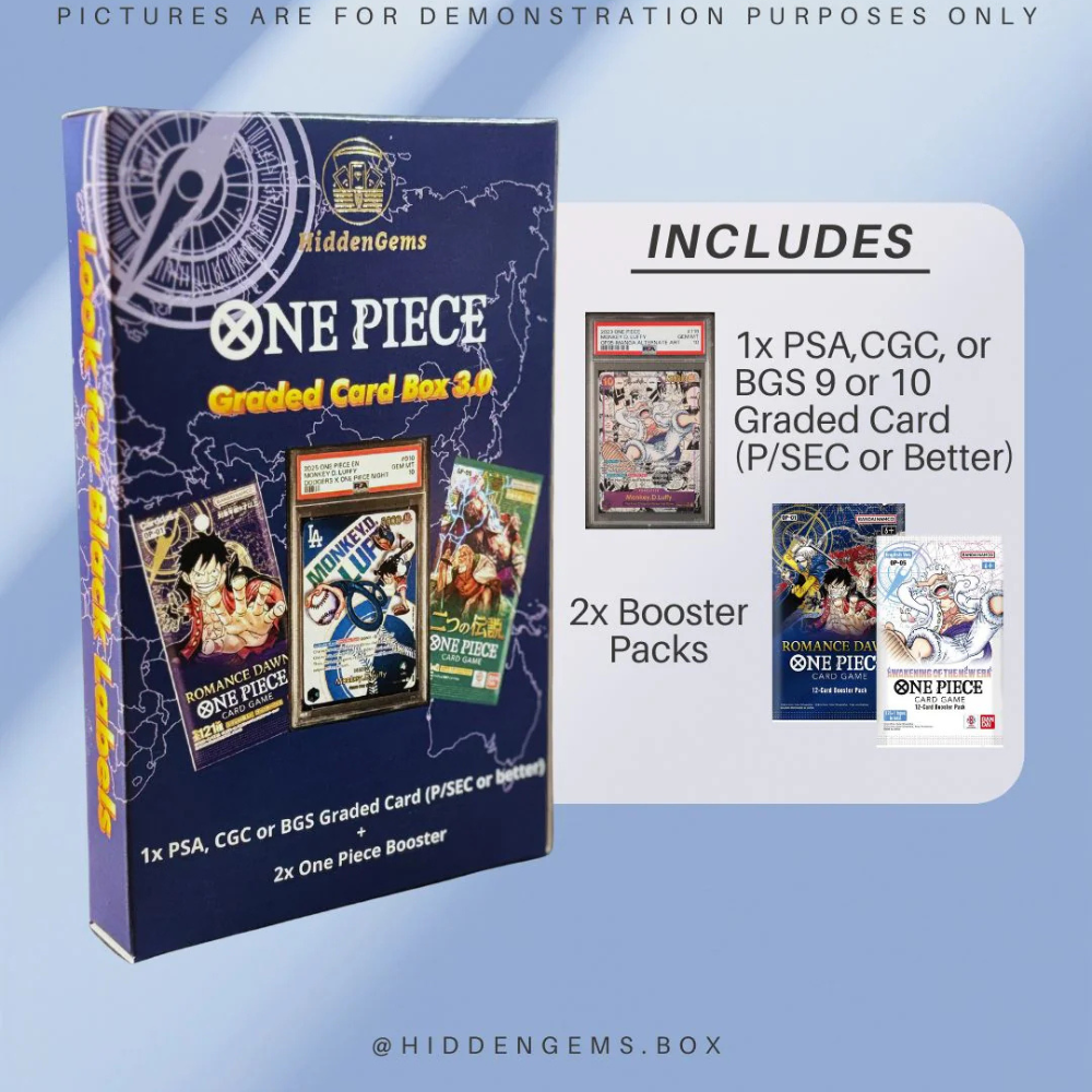 Hidden Gems One Piece Graded Card Box 3.0