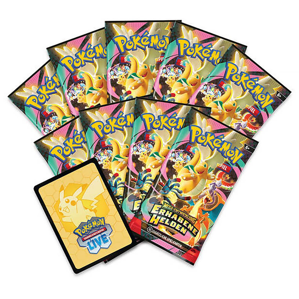 Pokemon Erhabene Helden TTB Top Trainer Box DEUTSCH