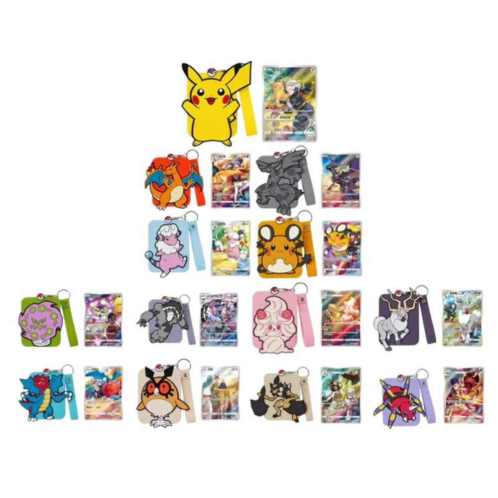 Pokemon Glurak Gift Blind Box Cardholder mit Promokarte & Booster Display Simplified Chinese