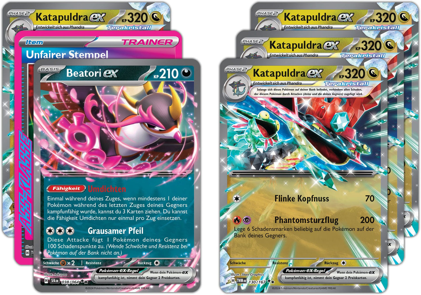 Pokémon TCG Liga-Kampfdeck Katapuldra EX