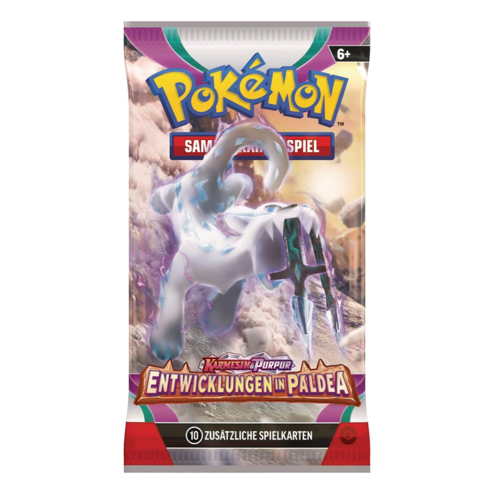 Pokemon Karmesin & Purpur Entwicklungen in Paldea SV2 Booster Pack DEUTSCH