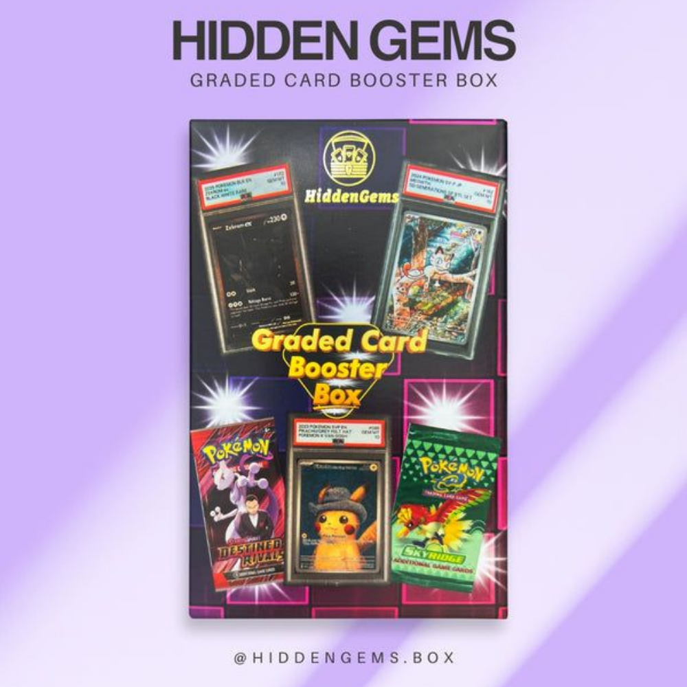 Hidden Gems Graded Card Booster Box - Minimum Grade 8