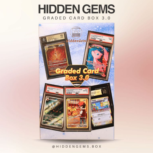 Hidden Gems Pokémon Graded Card Box 3.0