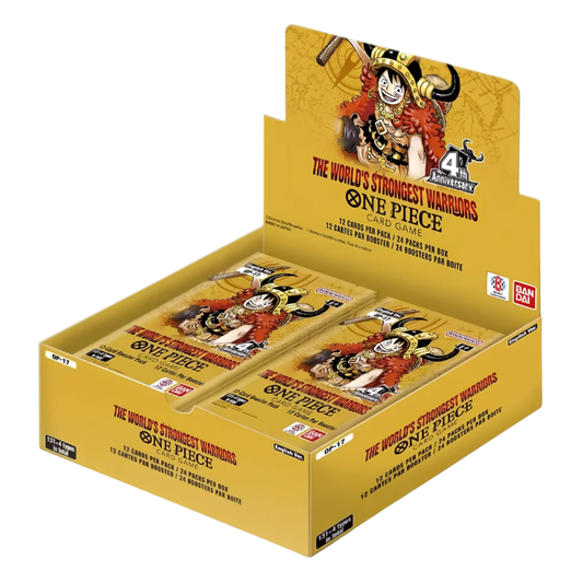 OP17 ENGLISCH Display One Piece The World's Strongest Warriors