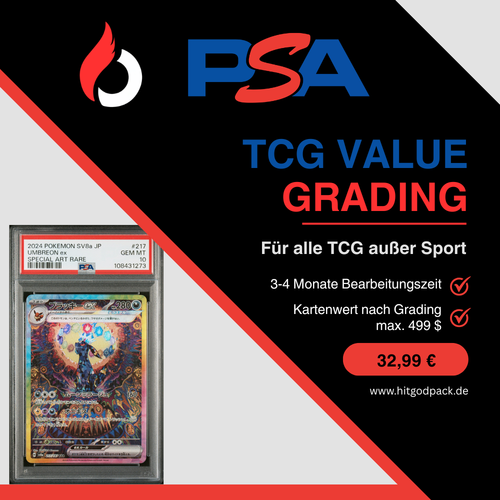 PSA Grading TCG Bulk Value PLUS Regular Express Service Mittelsmann