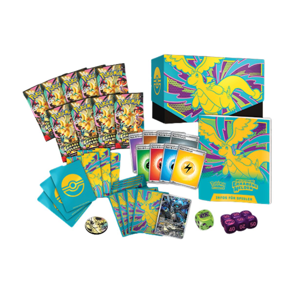 Pokemon Erhabene Helden TTB Top Trainer Box DEUTSCH