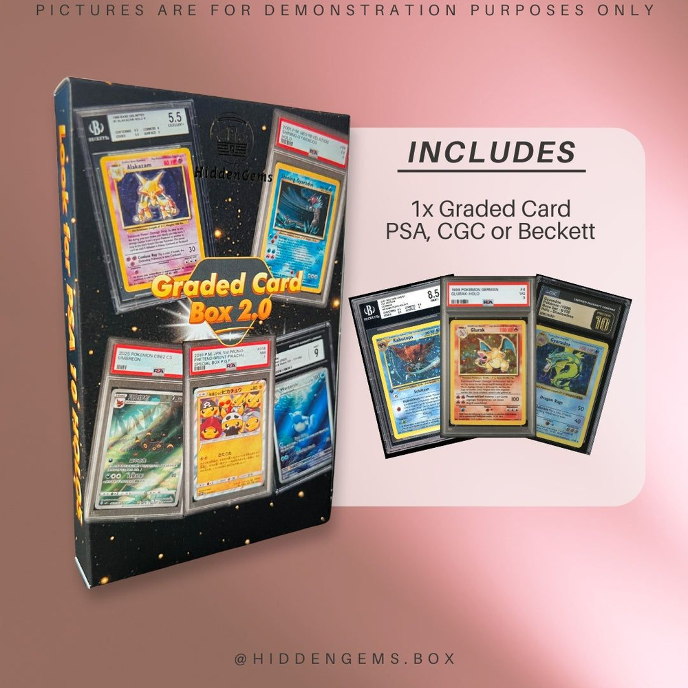 Hidden Gems Pokémon Graded Card Box 2.0