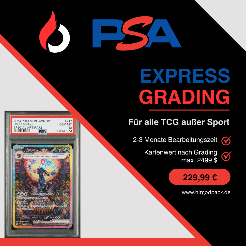 PSA Grading TCG Bulk Value PLUS Regular Express Service Mittelsmann