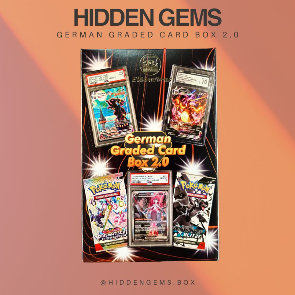 Hidden Gems Pokémon German Graded Card Box
