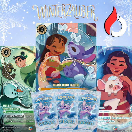 Disney Lorcana Winterzauber Winterspell Booster DE / EN