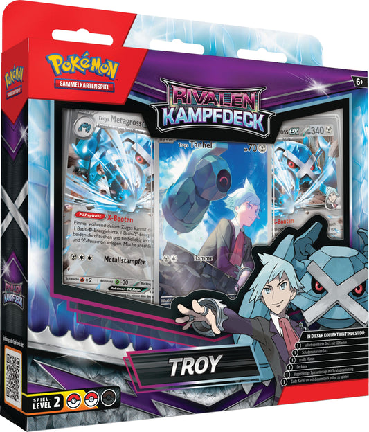 Pokémon Troy Liga-Kampfdeck TCG Mai 2025