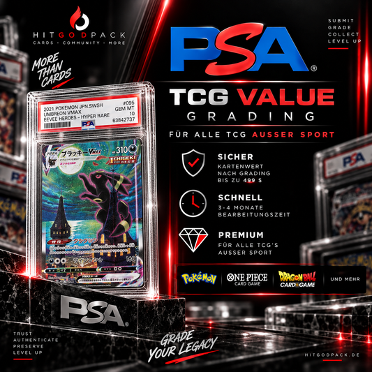 PSA Grading TCG Bulk Value PLUS Regular Express Service Mittelsmann