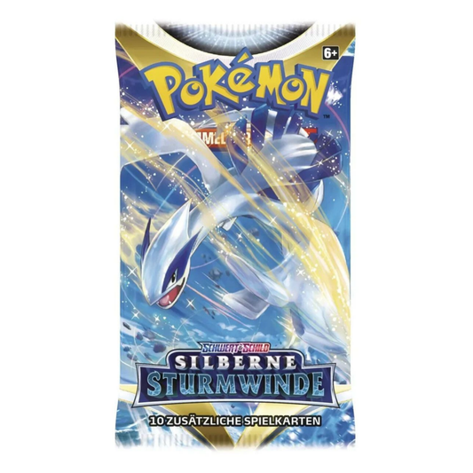 Pokemon Schwert & Schild Silberne Sturmwinde Booster Pack DEUTSCH